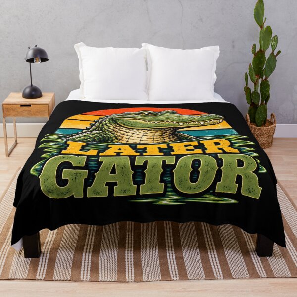 Item preview, Later Gator Funny Alligator Crocodile Reptile Swamp Vintage Sunset designed and sold by Photo-Sphere101.