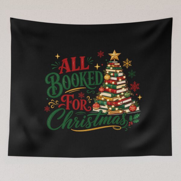 Item preview, Book Lover Christmas designed and sold by ArunikaVelora.