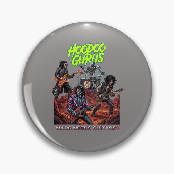 Item preview, Hoodoo Gurus Mars Needs Guitars Album Art-27 designed and sold by RamonHudeco.