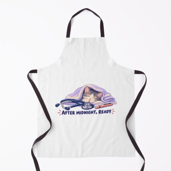 Item preview, After Midnight, Ready – Overnight Vet Tech Kitten designed and sold by Chase The Trend.