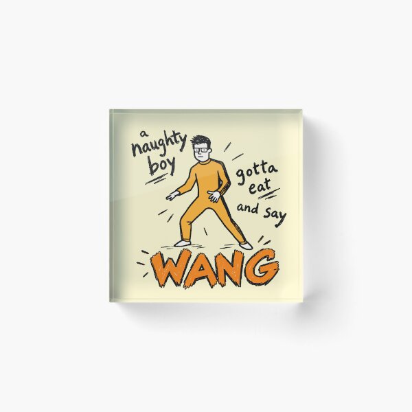 Item preview, Phil Wang – A Naughty Boy Gotta Eat and Say WANG designed and sold by gogopachinko.