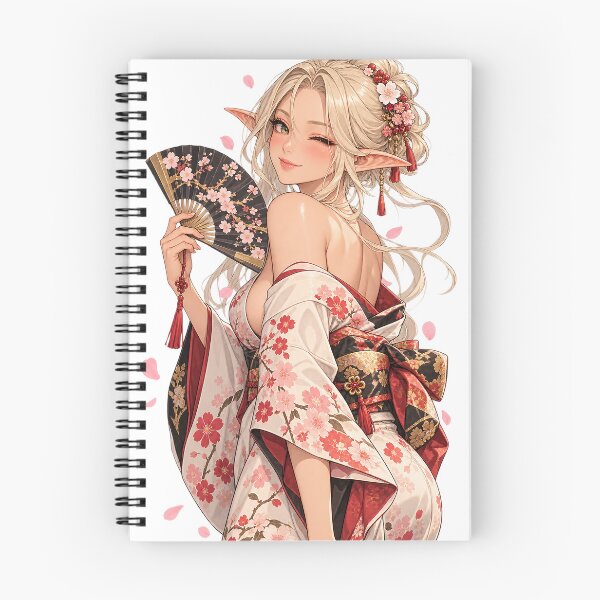 Item preview, Sakura Elf in Floral Kimono designed and sold by Christian Weiss.