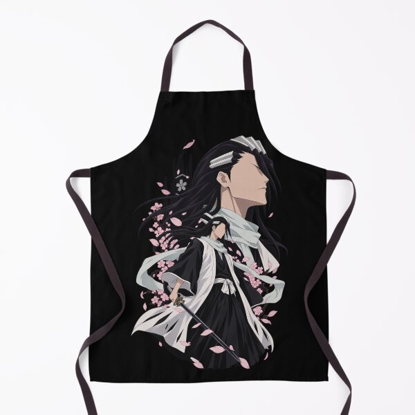 Aperçu de l'œuvre Affiche de Byakuya Kuchiki en fleurs de cerisier – Illustration de Bleach créée et vendue par · GAMING SOUL ·.
