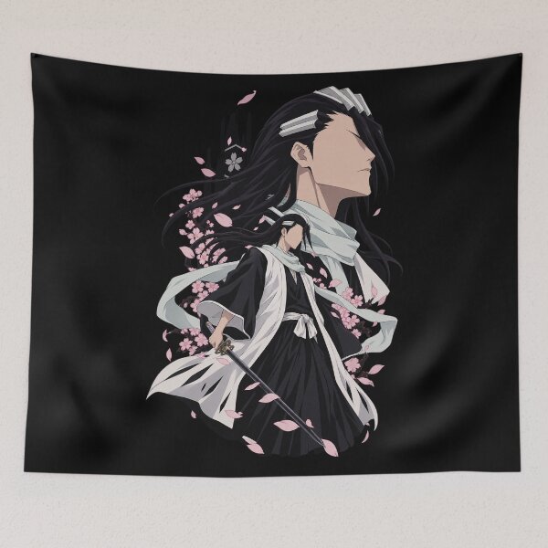 Item preview, Byakuya Kuchiki Cherry Blossom Poster – Bleach Art designed and sold by · GAMING SOUL ·.