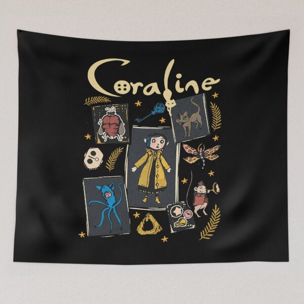 Item preview, Coraline Yellow Raincoat Dark Fantasy Gothic Horror Halloween Spooky designed and sold by tesslstmoved.