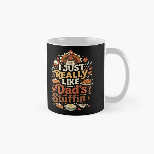 Item preview, Funny Dad's Stuffin' Thanksgiving Turkey Feast designed and sold by AmeliaShirts.