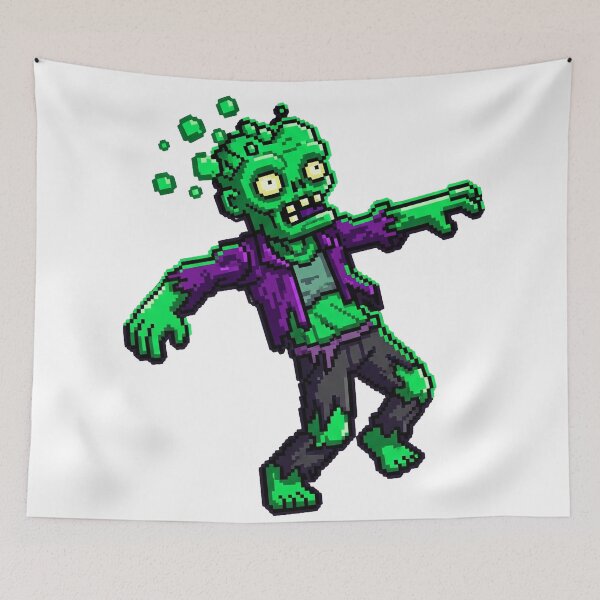 Item preview, Retro Green Zombie Halloween designed and sold by PGRprint.