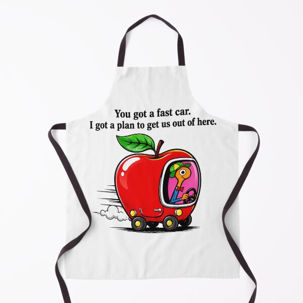 Item preview, You Got A Fast Car, Lowly Worm Apple Car designed and sold by owlmodern.