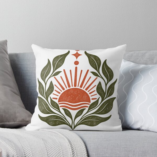 Item preview, Two Tone Earthy Botanical Sun designed and sold by MushroomHut.