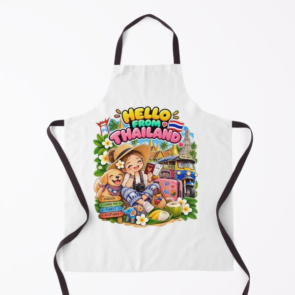 Item preview, Hello From Thailand – Colorful Thailand Travel Memory designed and sold by Pali's shop.