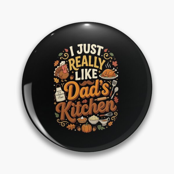 Artikelvorschau, Dad's Kitchen Thanksgiving Feast Cook Design entworfen und verkauft von AmeliaShirts.