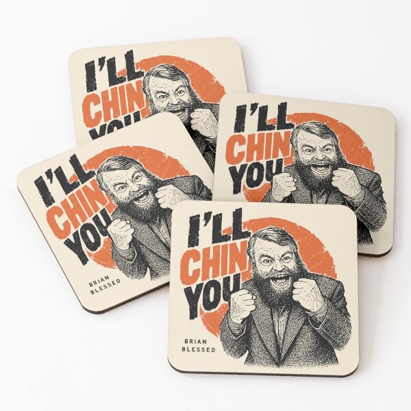 Item preview, I’ll Chin You – Brian Blessed designed and sold by gogopachinko.