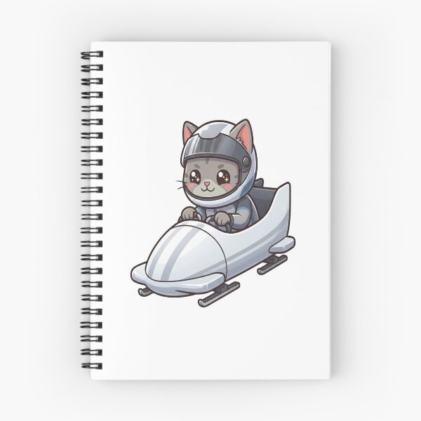 Item preview, Cute Cat Racing Bobsled Sled designed and sold by Ella_Sketch.
