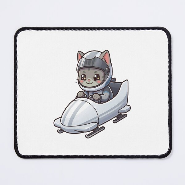 Item preview, Cute Cat Racing Bobsled Sled designed and sold by Ella_Sketch.