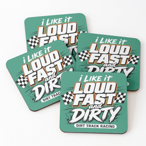 Item preview, Loud Fast And Dirty Dirt Track Racing Sprint Car Clay designed and sold by milesstanle.