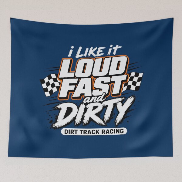 Item preview, Loud Fast And Dirty Dirt Track Racing Sprint Car Clay designed and sold by milesstanle.
