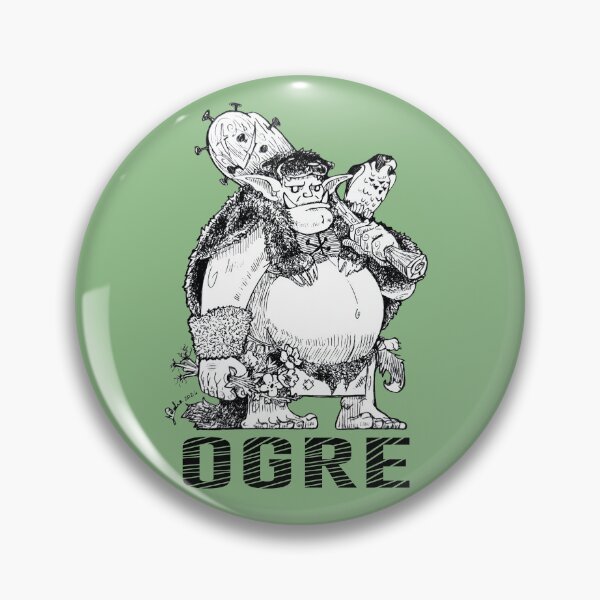 Aperçu de l'œuvre Un gentil ogre avec des lettres créée et vendue par Konopikyu.