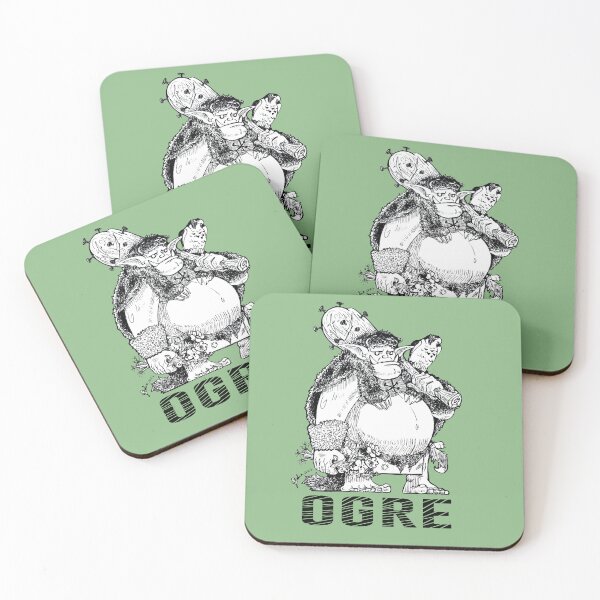 Item preview, A kind Ogre with Letters designed and sold by Konopikyu.
