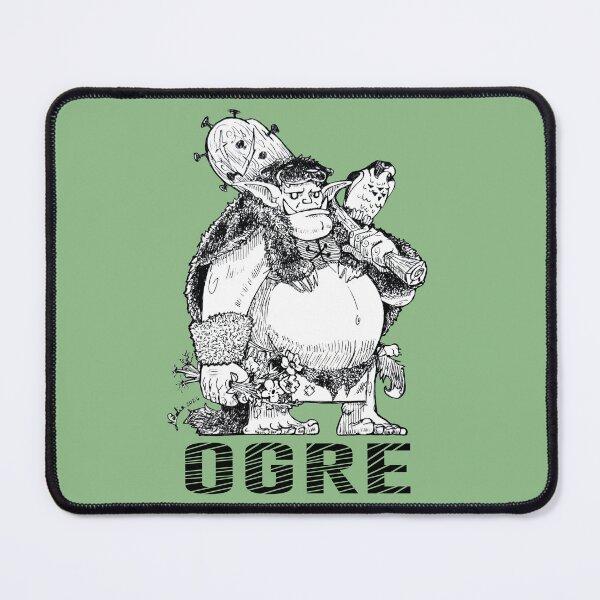 Item preview, A kind Ogre with Letters designed and sold by Konopikyu.