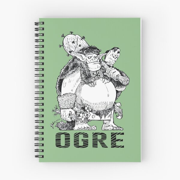 Item preview, A kind Ogre with Letters designed and sold by Konopikyu.