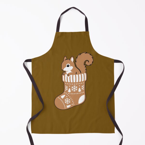 Item preview, Squirrel Christmas Stocking Winter Snowflakes Cute designed and sold by AstronautMerch.