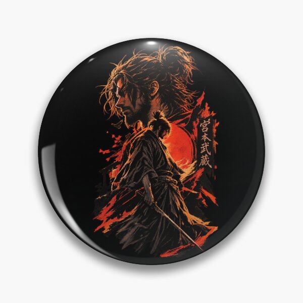 Item preview, Póster con la silueta de Miyamoto Musashi – Arte del manga Vagabond designed and sold by · GAMING SOUL ·.