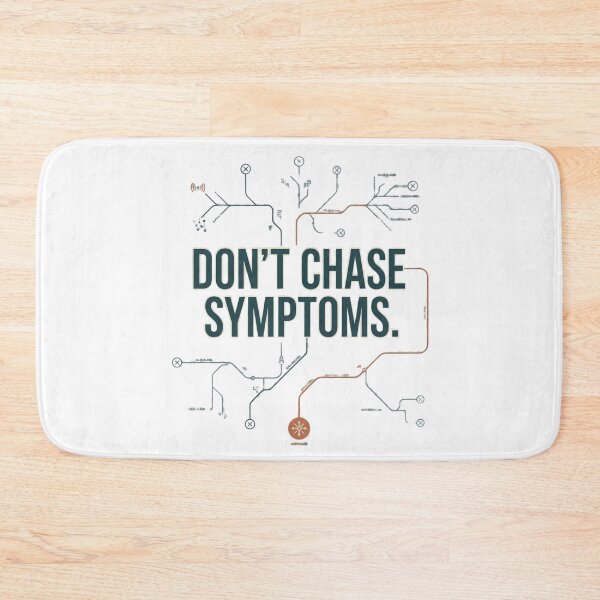 Item preview, Don't Chase Symptoms Troubleshooting Reliability Engineer designed and sold by Amr Darwish Graphic designer.