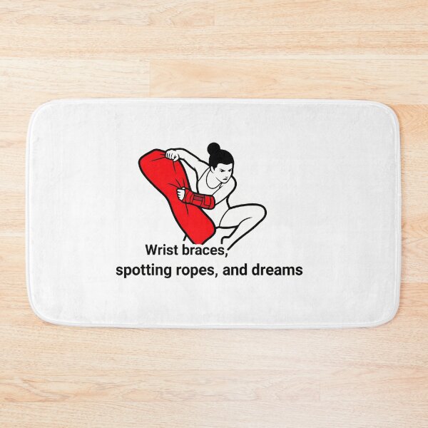 Item preview, Determined Gymnast with Red Mat designed and sold by NiftyWrx.