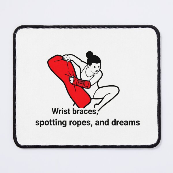 Item preview, Determined Gymnast with Red Mat designed and sold by NiftyWrx.