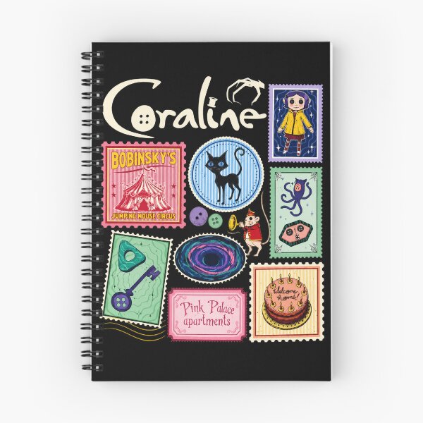 Item preview, Coraline Dark Fantasy Book Lover Stamps Artwork designed and sold by tesslstmoved.