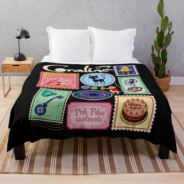 Item preview, Coraline Dark Fantasy Book Lover Stamps Artwork designed and sold by tesslstmoved.
