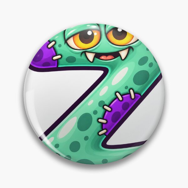 Item preview, Cute Spooky Halloween Letter Z - Sleepy Zombie designed and sold by The198X.