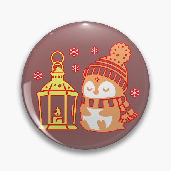 Item preview, Penguin Winter Lantern Snow Hat Christmas Hygge designed and sold by AstronautMerch.