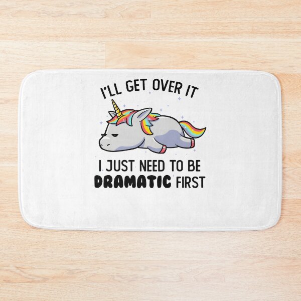 Item preview, I Just Need To Be Dramatic Lazy Unicorn designed and sold by 27Maydesign.