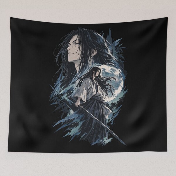 Item preview, Sasaki Kojiro Silhouette Poster – Vagabond Manga Art designed and sold by · GAMING SOUL ·.