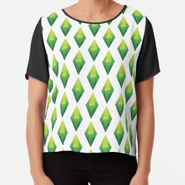 Plumbob Chiffon Top