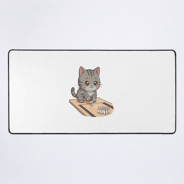 Item preview, Cute Cat Playing Mini Bowling designed and sold by Ella_Sketch.