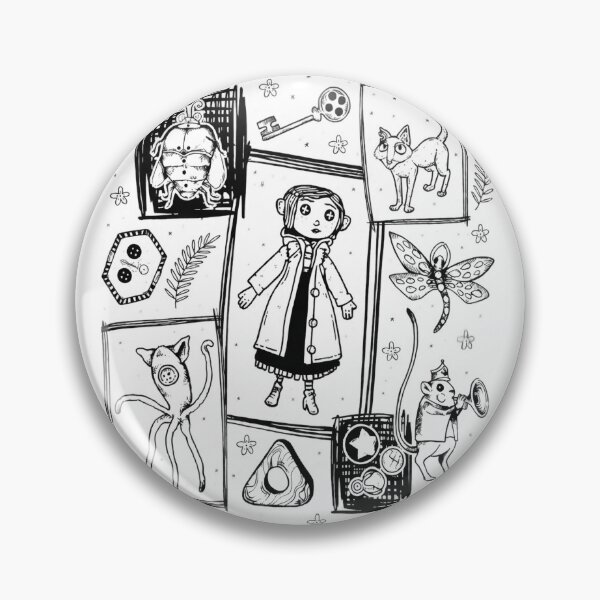 Item preview, Coraline Dark Fantasy Gothic Horror Halloween Spooky designed and sold by tesslstmoved.