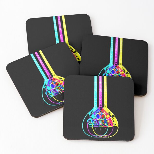 Item preview, Retro Psychedelic Glitch Folk Acoustic String Instrument designed and sold by tadeoh36.