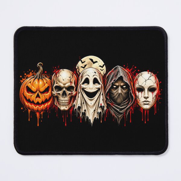 Item preview, Halloween Horror Faces – Creepy Pumpkin Skull Ghost Masks designed and sold by LVSMe.