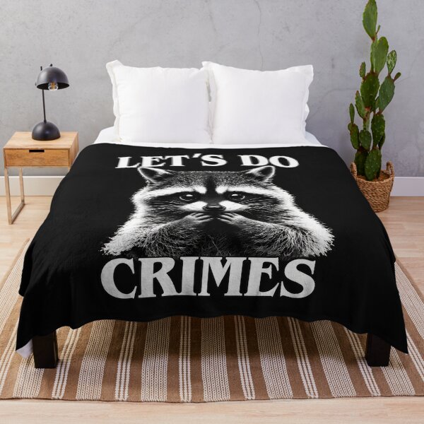 Item preview, Art Raccoon Let's Do Crimes Funny Mischievous Animal designed and sold by MOHAMED FRASER.