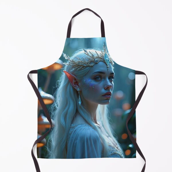 Item preview, Enchanted Guardian - Mystic Forest Fantasy Elf Portrait designed and sold by nhk999.