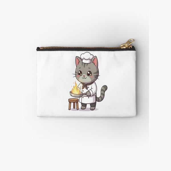 Item preview, Cute Cat Chef Flambé Cooking designed and sold by Ella_Sketch.