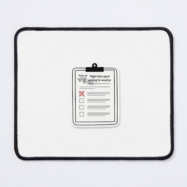 Item preview, Pilot's Delayed Flight Checklist designed and sold by NiftyWrx.