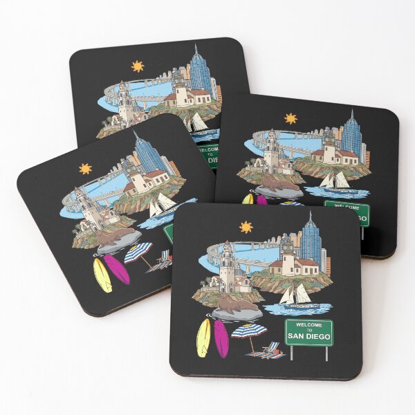 Item preview, San Diego Souvenir Artistic California Lover San Diego designed and sold by DSWShirts.