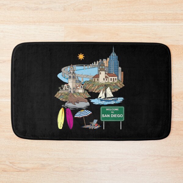 Item preview, San Diego Souvenir Artistic California Lover San Diego designed and sold by DSWShirts.