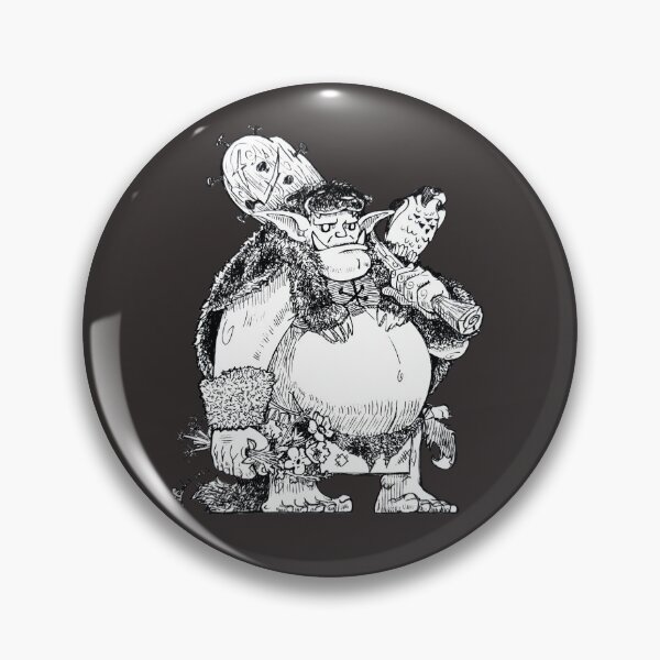 Item preview, A kind ogre pen illustration designed and sold by Konopikyu.