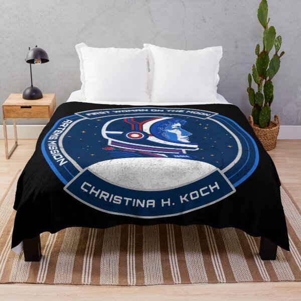 Aperçu de l'œuvre Christina H. Koch: First Woman On The Moon (Artemis Mission) créée et vendue par BGALAXY.
