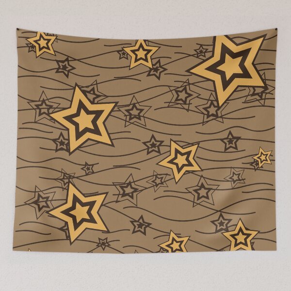 Item preview, Star print fabric – Bogolan patterns designed and sold by Wolagno.