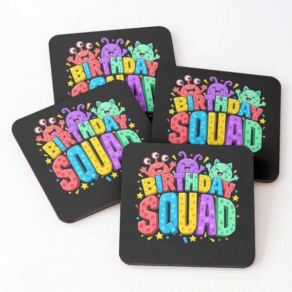 Item preview, Birthday Squad Monsters Kid Cute Kawaii designed and sold by ShirTomDesigns.